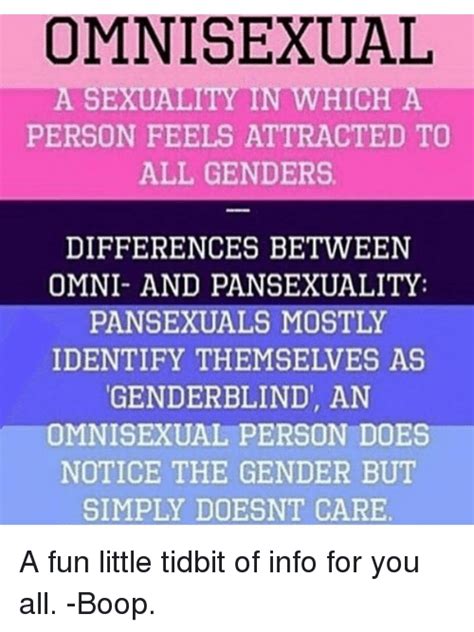 is omnisexual pansexual but with a preference|Omnisexual Meaning 